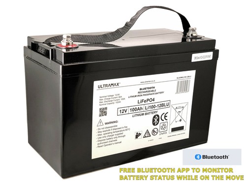 Lithium battery 100ah - 100ah, 12v