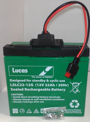 12v 22ah lucas - lucas, holes