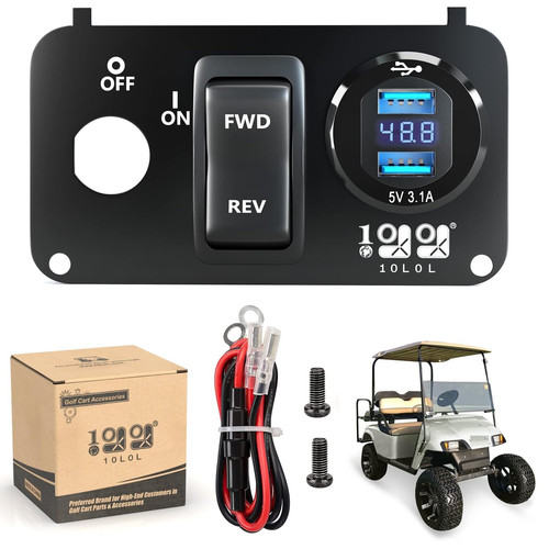 Golf cart key switch console - key,