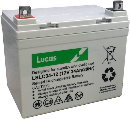 12v 34ah lucas - lslc34-12, (33ah