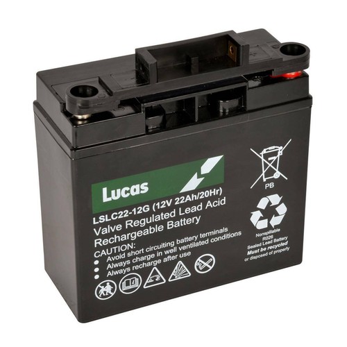 Lucas 22ah 12v agm - lucas, agm/gel